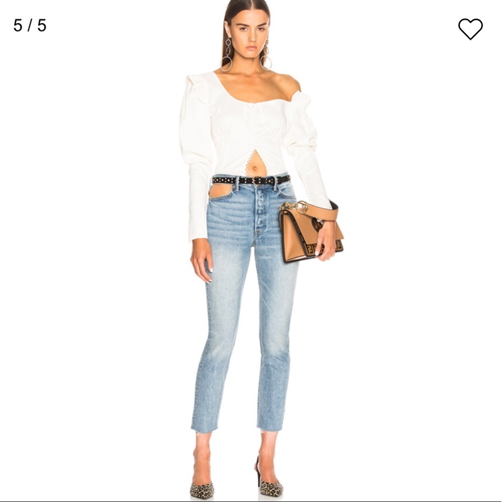 NEW • GRLFRND • Karolina High Rise Skinny Jeans 31